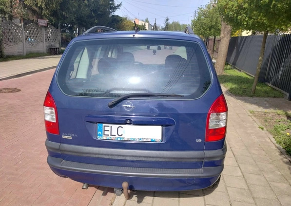 Opel Zafira cena 4300 przebieg: 245400, rok produkcji 2003 z Łódź małe 154